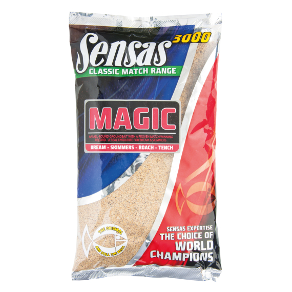 Sensas 3000 Magic Naturel 1kg in the group Lures / Boilies, Hook Baits & Groundbait / Groundbait at Sportfiskeprylar.se (29-71101)