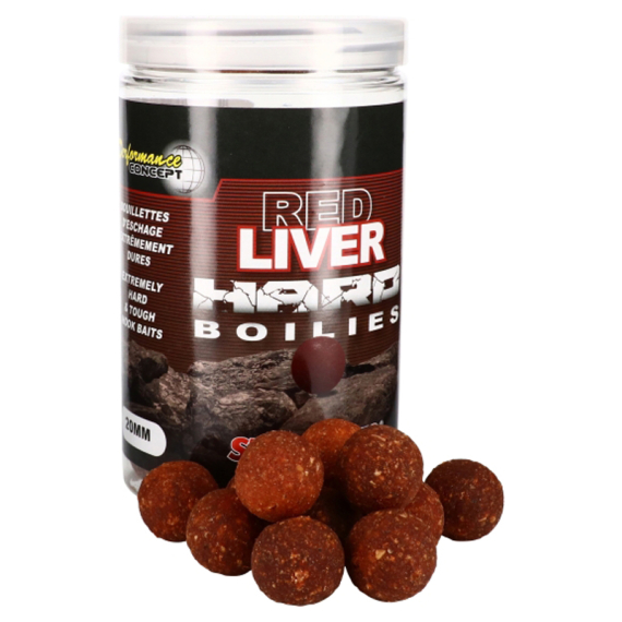 Starbaits PC Red Liver Hard Hook Bait - 20mm in the group Lures / Boilies, Hook Baits & Groundbait / Boilies at Sportfiskeprylar.se (29-71697)