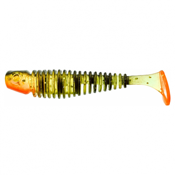Gunki Tipsy SXL 100 8,7g 10cm 4-pack, Ghost Stripe Perch in the group Lures / Softbaits / Perch Softbaits & Zander Softbaits at Sportfiskeprylar.se (29-72853)