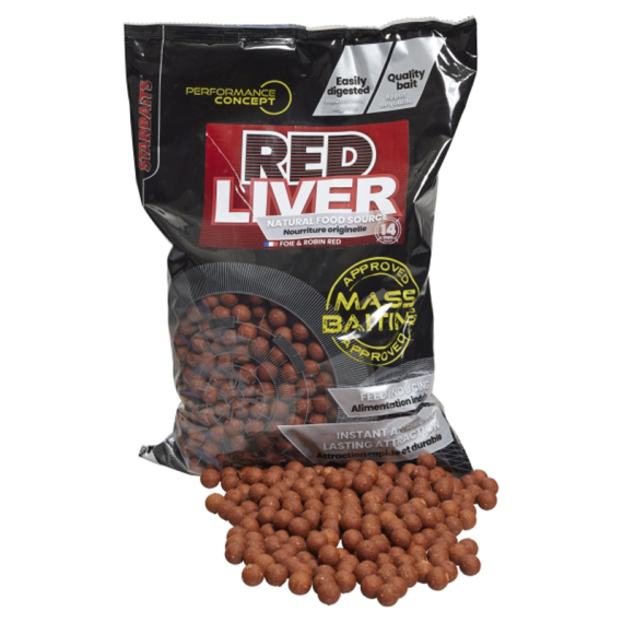 Starbaits PC Red Liver Mass Baiting Boilies 3kg in the group Lures / Boilies, Hook Baits & Groundbait / Boilies at Sportfiskeprylar.se (29-81484r)