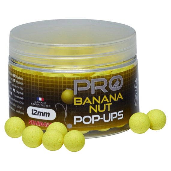 Starbaits Pro Banana Nut Pop Up in the group Lures / Boilies, Hook Baits & Groundbait / Popups & Wafters at Sportfiskeprylar.se (29-84387r)