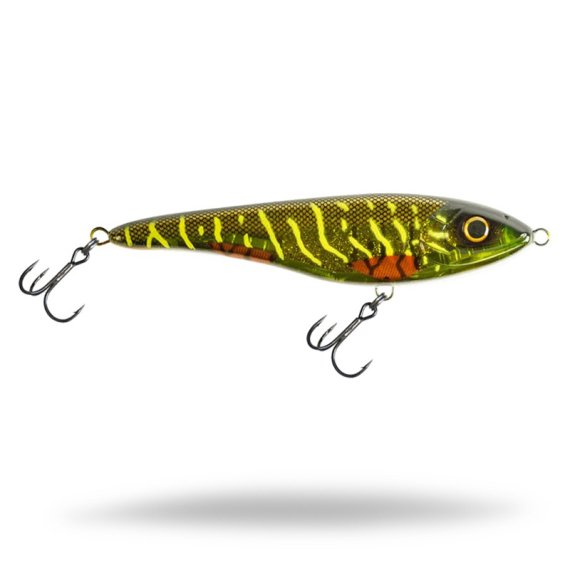 Big Bandit suspending, 19,6cm, Green Motoroil Pike UV in the group Lures / Jerkbaits at Sportfiskeprylar.se (29-EG078SP-C755G)