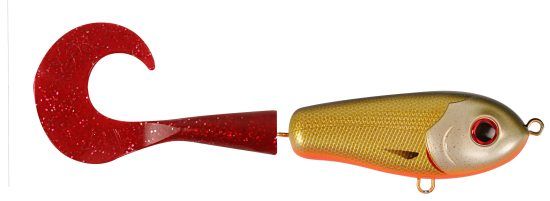 Wolf Tail Jr, sinking, 37gr, 16cm, Dirty Roach - Red in the group Lures / Tail baits & Hybrid baits at Sportfiskeprylar.se (29-EG175-C041)