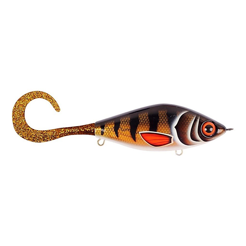 TrueGlide Guppie, 13,5cm, 120gr - Golden Perch - Gold / Gold glitter in the group Lures / Jerkbaits at Sportfiskeprylar.se (29-EG208-TR003)