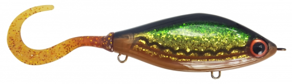 Trueglide Guppie 13,5cm 120g Söder Custom - Motoroil Glitter UV in the group Lures / Jerkbaits at Sportfiskeprylar.se (29-EG208-ZSP18)