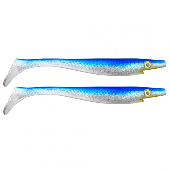 Pig Shad Junior 20cm (2-pack) - Söder Blue Silver Glitter in the group Lures / Softbaits / Pike Softbaits at Sportfiskeprylar.se (29-SP172C-SP11)