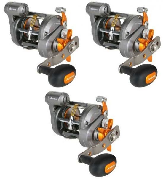 3-pack Okuma Cold Water Line Counter CW-203DLX Lefthand in the group Reels / Trolling Reels at Sportfiskeprylar.se (3-packCW-203DLX)