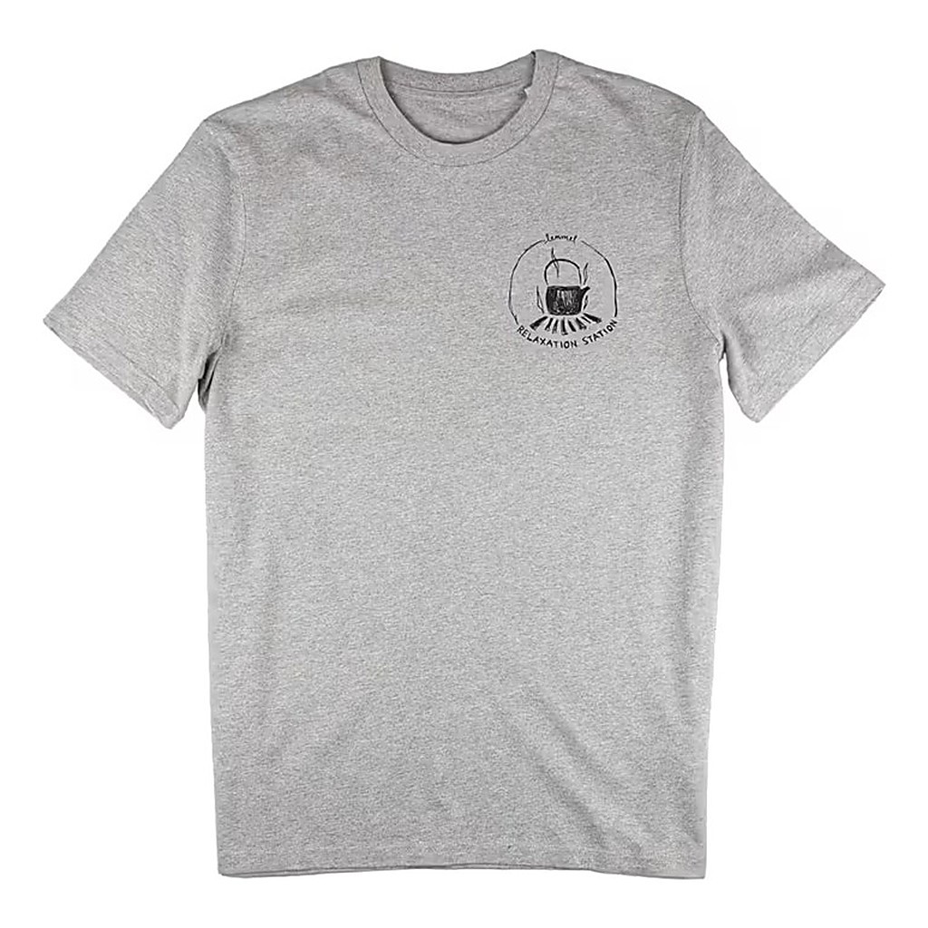 Lemmel T-shirt Relaxation Station Heather grey w Black print in the group Clothes & Shoes / Clothing / T-shirts at Sportfiskeprylar.se (3010106-6934r)