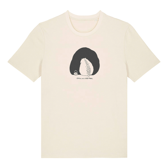 Lemmel T-Shirt Lemmla mig ifred - Nature white in the group Clothes & Shoes / Clothing / T-shirts at Sportfiskeprylar.se (3010116-7134r)