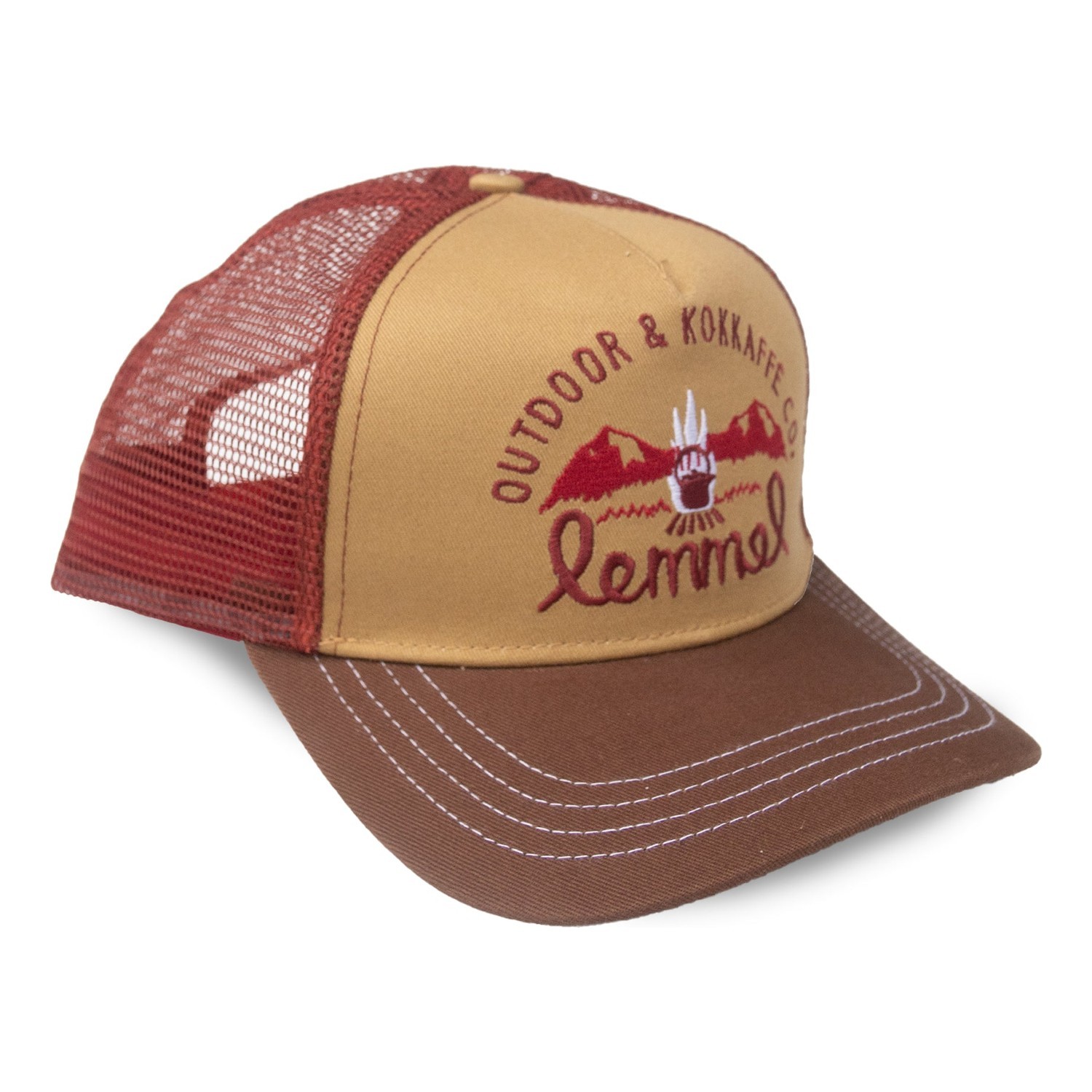 Lemmel Trucker Cap Keep on Truckin Mama Brown/Burgundy in the group Clothes & Shoes / Caps & Headwear / Caps at Sportfiskeprylar.se (3020201-5832)