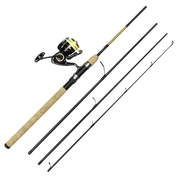 Daiwa Crossfire LT1000 Gold Rush 7\' 4pc 3-15G/0.13YL in the group Combos / Spinning Combos at Sportfiskeprylar.se (32-217517)