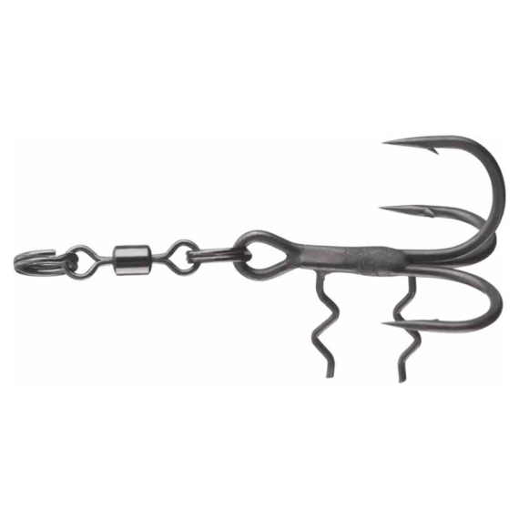 Daiwa Prorex Head Assist Treble Hook Swiveled in the group Hooks & Terminal Tackle / Stingers & Stinger Accessories / Stingers at Sportfiskeprylar.se (32-222587r)