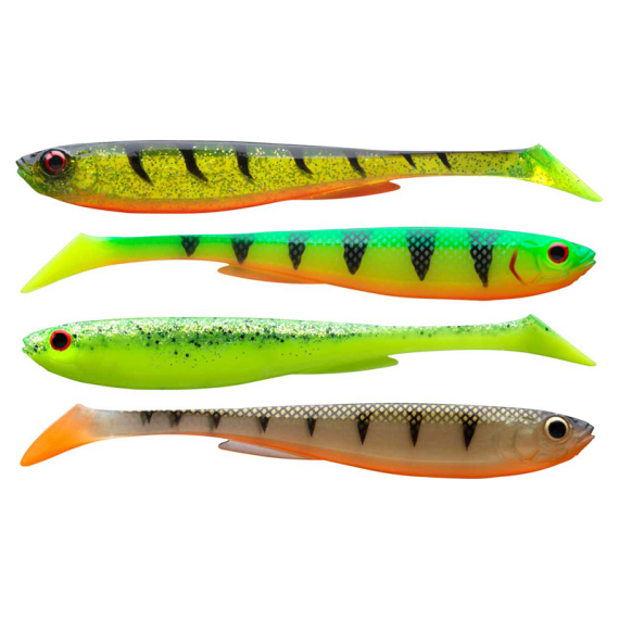 Daiwa Prorex Slim Shad Y Mix Pack in the group Lures / Softbaits / Perch Softbaits & Zander Softbaits at Sportfiskeprylar.se (32-222628r)