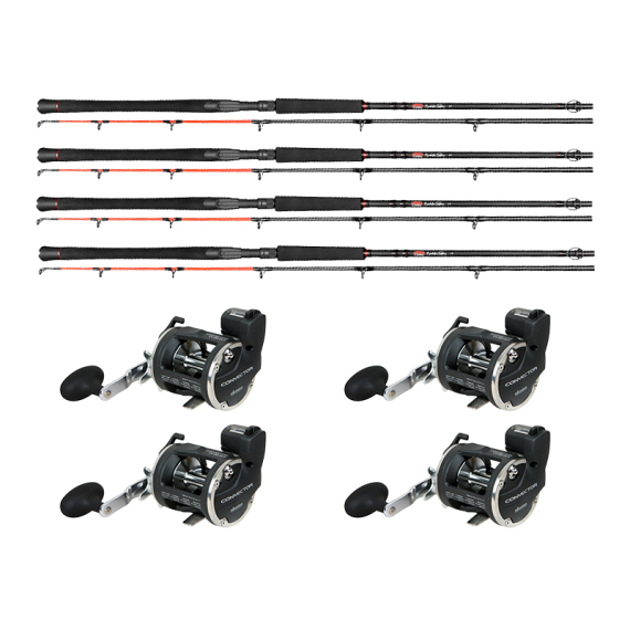 Daiwa Söder Custom Predator Trolling & Okuma Convector LC CV-20D Combo 4-Pack in the group Combos / Trolling Kits at Sportfiskeprylar.se (32-224648OKUMASET4PCS)