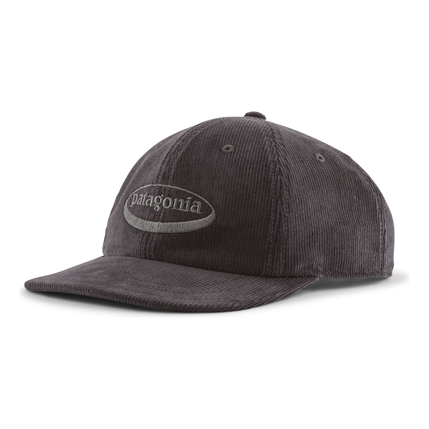 Patagonia Corduroy Cap \'95 Oval Logo: Ink Black in the group Clothes & Shoes / Caps & Headwear / Caps / Dad Caps at Sportfiskeprylar.se (33535-OLGB-ALL)