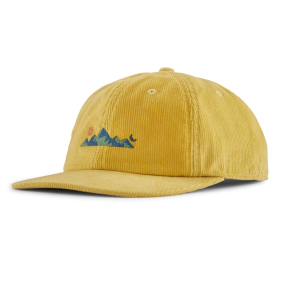Patagonia Corduroy Cap Spirited Seasons Skyline: Surfboard Yellow in the group Clothes & Shoes / Caps & Headwear / Caps / Flexfit Caps at Sportfiskeprylar.se (33535-SPDY-ALL)