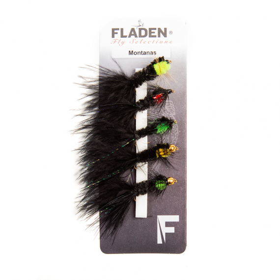 Fladen Maxximus Flies 5-pack Montanas in the group Lures / Flies / Fly Kits at Sportfiskeprylar.se (34-2001)