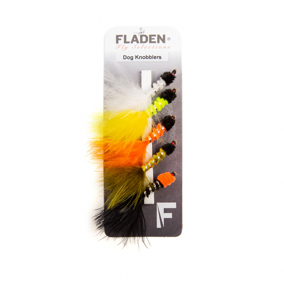 Fladen Maxximus Flies 5-pack Dog Knobblers in the group Lures / Flies / Fly Kits at Sportfiskeprylar.se (34-2007)