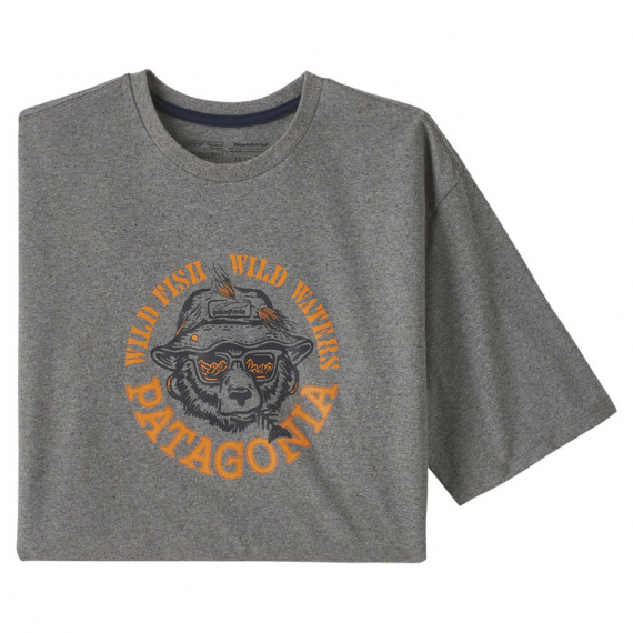 Patagonia M\'s Take a Stand Responsibili-Tee Wild Grizz: Gravel Heather in the group Clothes & Shoes / Clothing / T-shirts at Sportfiskeprylar.se (37591-WIGHr)