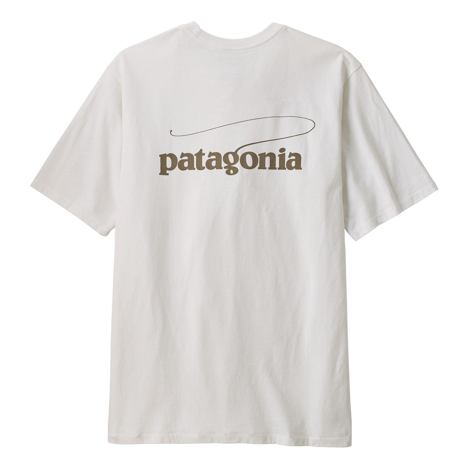 Patagonia M\'s Casting Logo Responsibili-Tee FBWI in the group Clothes & Shoes / Clothing / T-shirts at Sportfiskeprylar.se (37811-FBWI-XXLr)