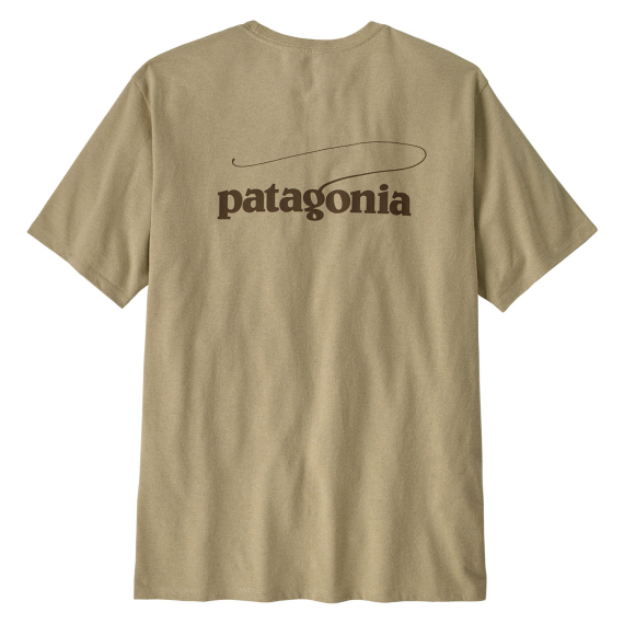 Patagonia M\'s Casting Logo Responsibili-Tee PUM in the group Clothes & Shoes / Clothing / T-shirts at Sportfiskeprylar.se (37811-PUM-Lr)