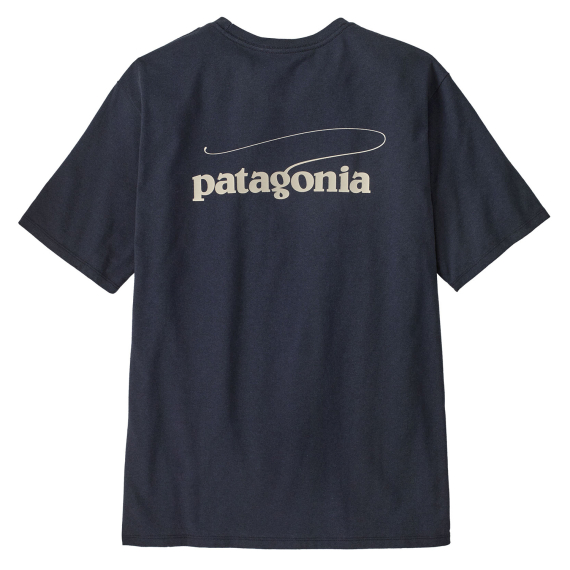 Patagonia M\'s Casting Logo Responsibili-Tee Smolder Blue in the group Clothes & Shoes / Clothing / T-shirts at Sportfiskeprylar.se (37811-SMDB-Lr)