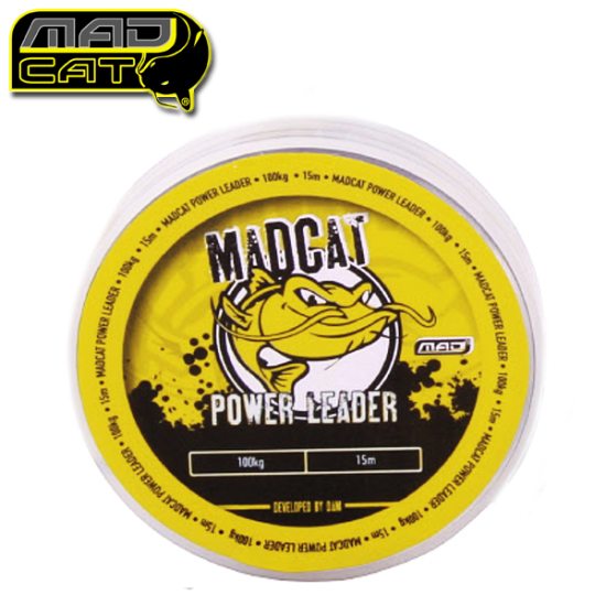 MADCAT Power Leader 130kg 15m in the group Hooks & Terminal Tackle / Leaders & Leader Materials / Leader Materials / Leader Material Braid at Sportfiskeprylar.se (3795130)