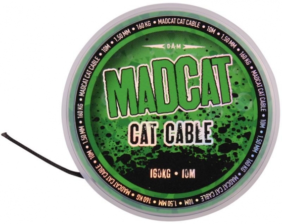 MADCAT - CAT CABLE 10m 1,50mm 160 kg in the group Hooks & Terminal Tackle / Leaders & Leader Materials / Leader Materials / Leader Material Braid at Sportfiskeprylar.se (3795160)