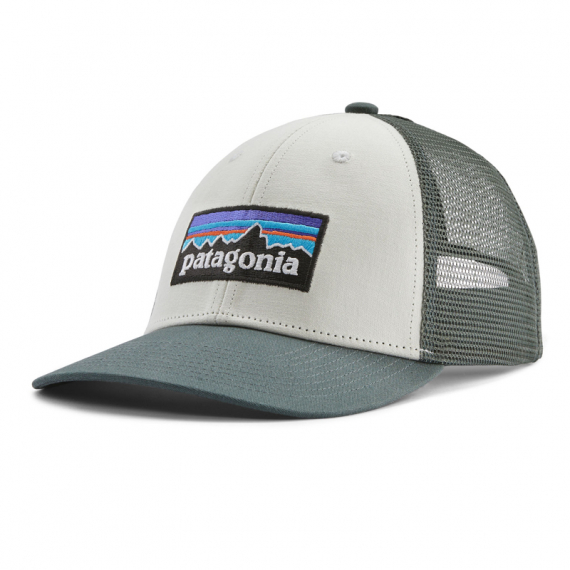 Patagonia P-6 Logo LoPro Trucker Hat White w/Nouveau Green in the group Clothes & Shoes / Caps & Headwear / Caps / Trucker Caps at Sportfiskeprylar.se (38283-WNVO-ALL)