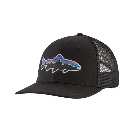 Patagonia Fitz Roy Trout Trucker Hat Black in the group Clothes & Shoes / Caps & Headwear / Caps at Sportfiskeprylar.se (38288-BLK-ALL)