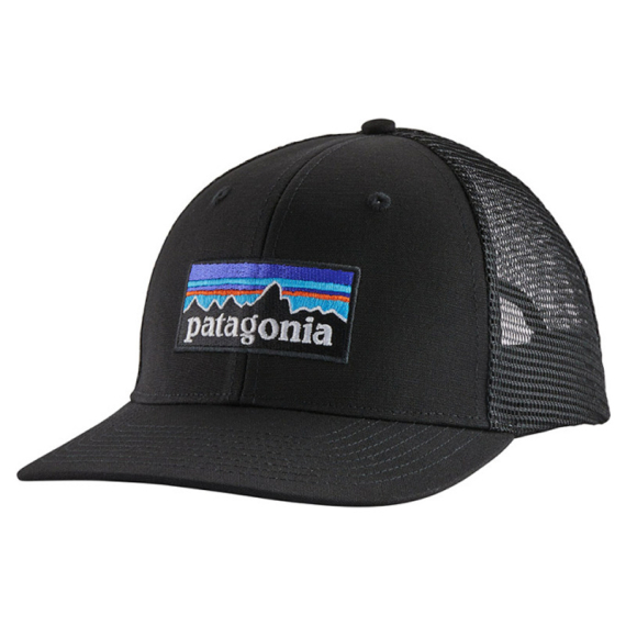 Patagonia P-6 Logo Trucker Hat Black in the group Clothes & Shoes / Caps & Headwear / Caps / Trucker Caps at Sportfiskeprylar.se (38289-BLK-ALL)