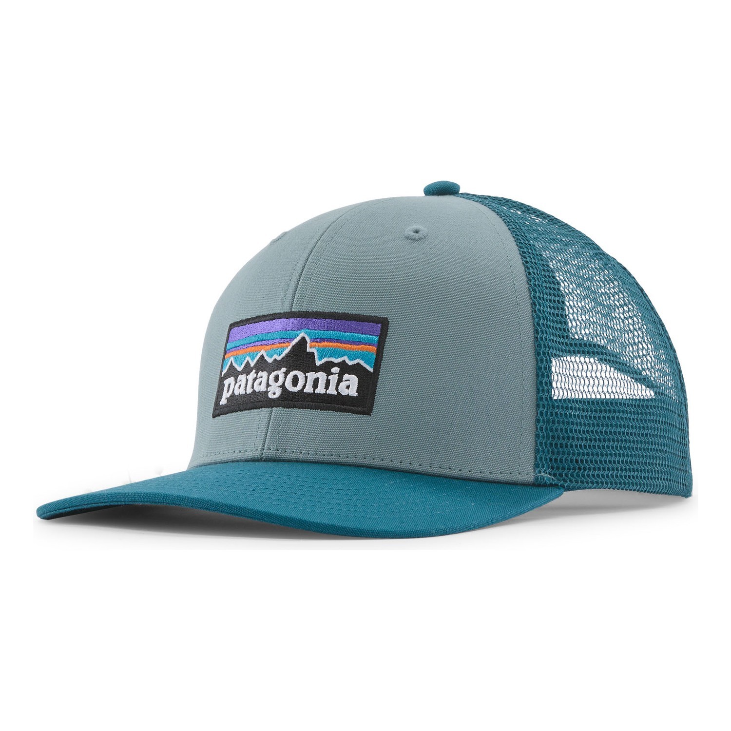 Patagonia P-6 Logo Trucker Hat BLSG in the group Clothes & Shoes / Caps & Headwear / Caps / Trucker Caps at Sportfiskeprylar.se (38289-BLSG-ALL)