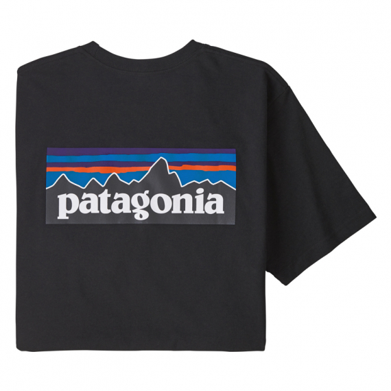 Patagonia M\'s P-6 Logo Responsibili-Tee Black in the group Clothes & Shoes / Clothing / T-shirts at Sportfiskeprylar.se (38504-BLK-Sr)