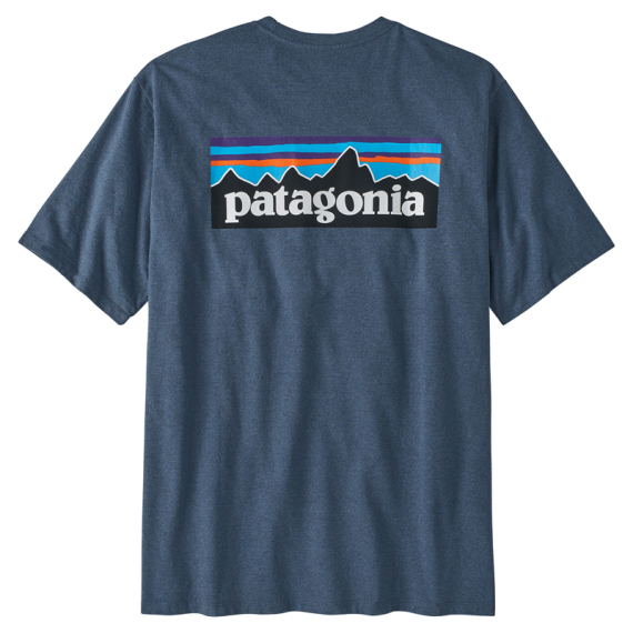 Patagonia M\'s P-6 Logo Responsibili-Tee, Utility Blue in the group Clothes & Shoes / Clothing / T-shirts at Sportfiskeprylar.se (38504-UTB-Sr)