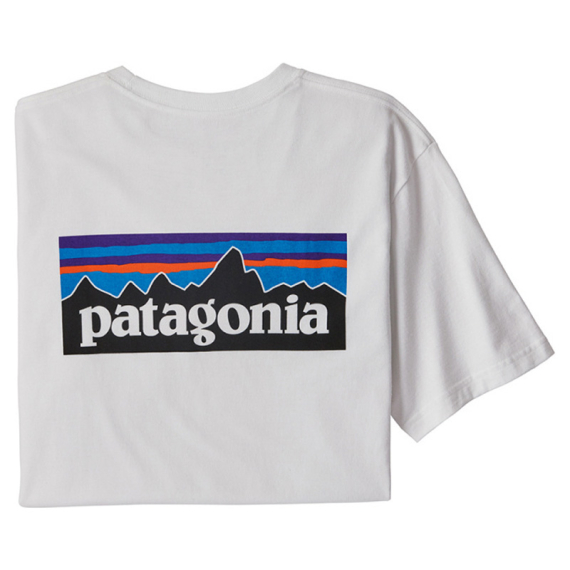 Patagonia M\'s P-6 Logo Responsibili-Tee White in the group Clothes & Shoes / Clothing / T-shirts at Sportfiskeprylar.se (38504-WHI-Sr)
