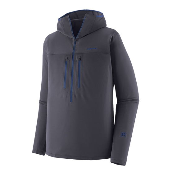 Patagonia M\'s R1 Ultralight Hoody Smolder Blue in the group Clothes & Shoes / Clothing / Sweaters / Hoodies at Sportfiskeprylar.se (40035-SMDB-Lr)