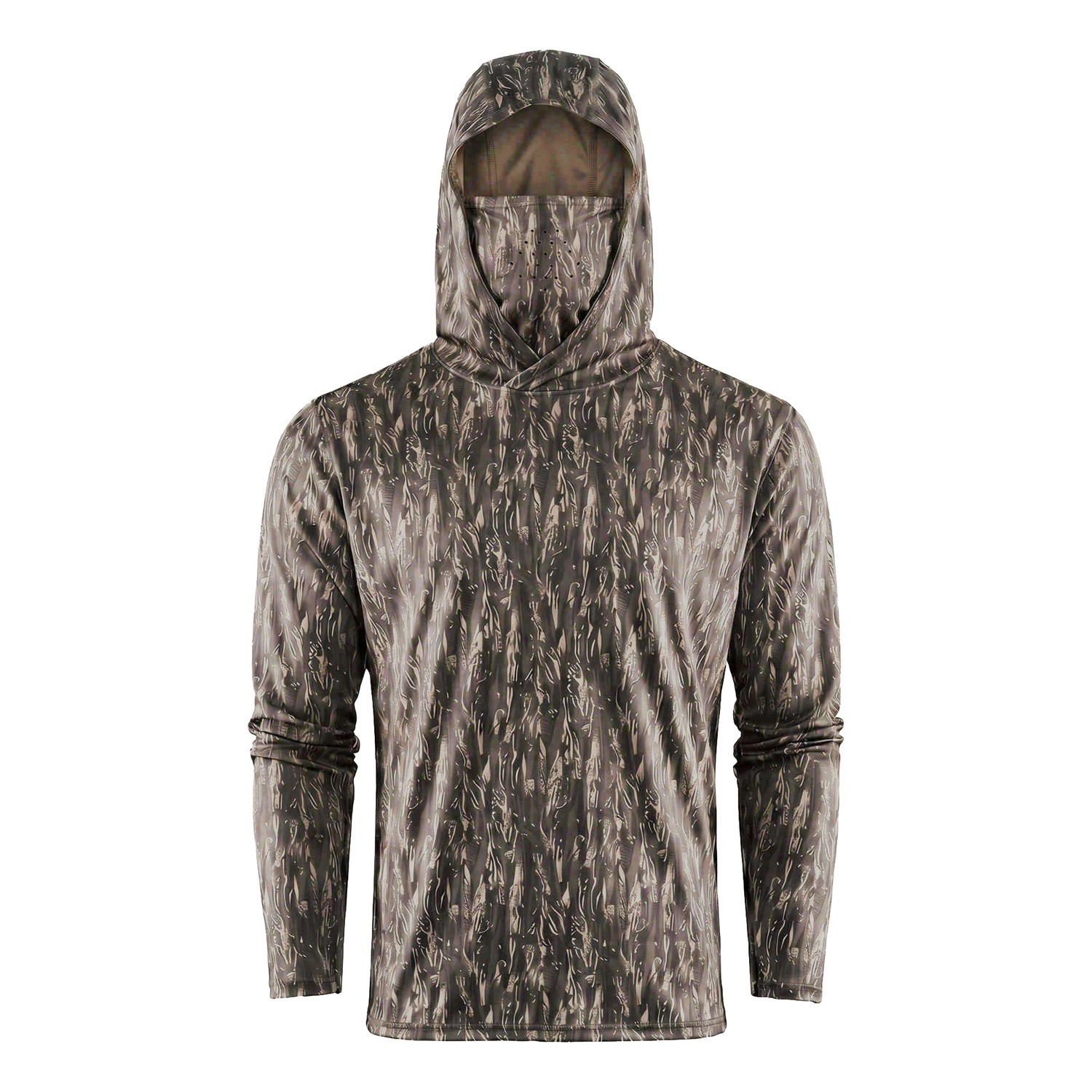 Grundéns Tough Sun Masked Hoodie Marsch Camo in the group Clothes & Shoes / UV Clothing at Sportfiskeprylar.se (40125-934-0013r)