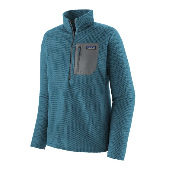 Patagonia R1 Air Zip Neck WAVB in the group Clothes & Shoes / Clothing / Sweaters / Fleece sweaters at Sportfiskeprylar.se (40245-WAVB-Mr)