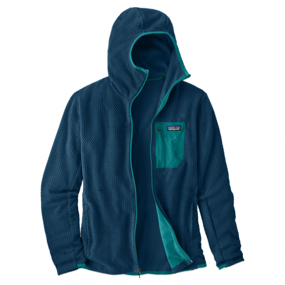 Patagonia M\'s R1 Air Full-Zip Hoody Lagom Blue in the group Clothes & Shoes / Clothing / Sweaters / Fleece sweaters at Sportfiskeprylar.se (40255-LMBE-Mr)