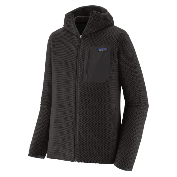 Patagonia M\'s R1 Air Full-Zip Hoody Black in the group Clothes & Shoes / Clothing / Sweaters / Hoodies at Sportfiskeprylar.se (40256-BLK-Lr)