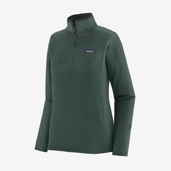 Patagonia W\'s R1 Daily Zip Neck Nouveau Green - Northern Green X-Dye - S in the group Clothes & Shoes / Clothing / Sweaters / Fleece sweaters at Sportfiskeprylar.se (40505-NGRX-S)