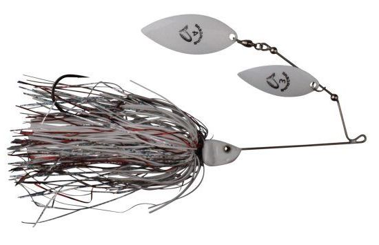 Savage Gear Da\'Bush Spinnerbait 32g #3 White Silver Holo Flame in the group Lures / Spinnerbaits at Sportfiskeprylar.se (42147)