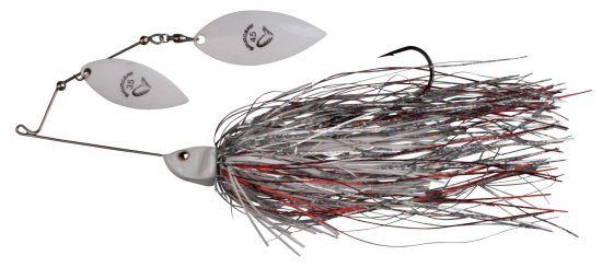 Savage Gear Da\'Bush Spinnerbait 42g #4 White Silver Holo Flame in the group Lures / Spinnerbaits at Sportfiskeprylar.se (42149)