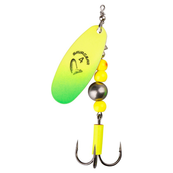 Savage Gear Caviar Spinner #2 6g 07-Fluo Yellow / Chartreuse in the group Lures / Inline Spinners at Sportfiskeprylar.se (42310)