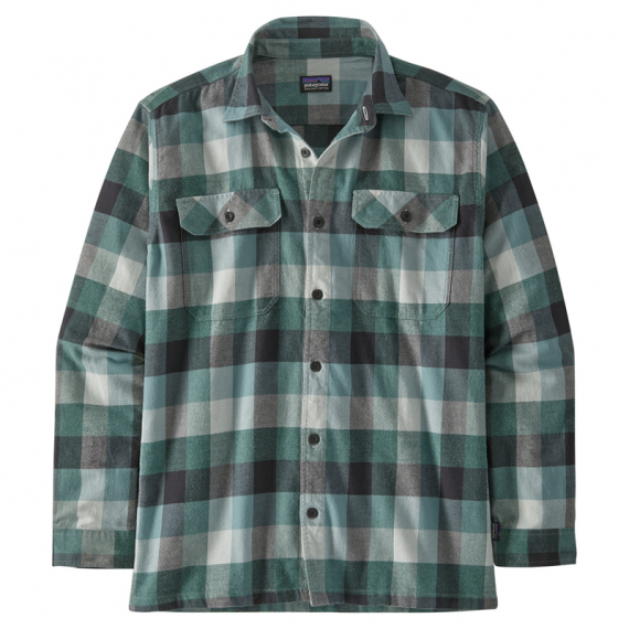 Patagonia M\'s L/S Organic Cotton MW Fjord Flannel Shirt GDNU in the group Clothes & Shoes / Clothing / Shirts at Sportfiskeprylar.se (42400-GDNU-Sr)