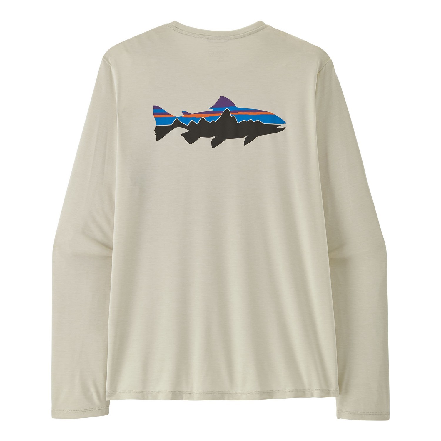 Patagonia M\'s L/S Cap Cool Daily Shirt - Fitz Roy Trout DYWH in the group Clothes & Shoes / Clothing / Sweaters / Long-sleeved T-shirts at Sportfiskeprylar.se (45452-DYWH-XXLr)