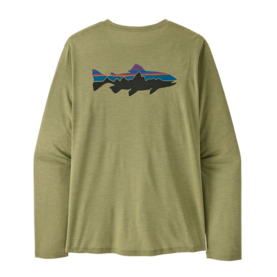 Patagonia M\'s L/S Cap Cool Daily Shirt Fitz Roy Trout GGNX in the group Clothes & Shoes / Clothing / T-shirts at Sportfiskeprylar.se (45452-GGNX-Lr)