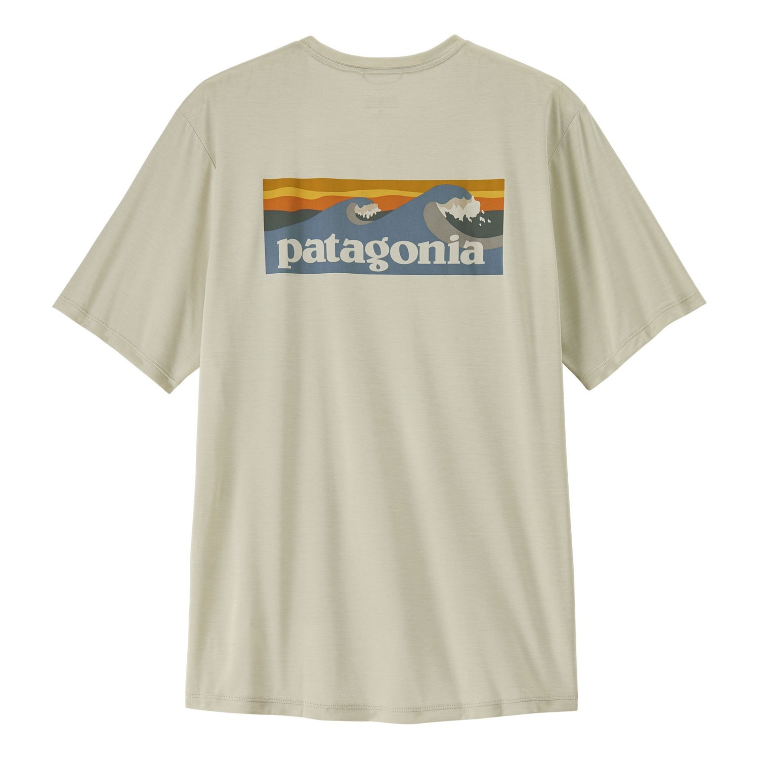 Patagonia M\'s Cap Cool Daily Shirt - Boardshort Logo DYWH in the group Clothes & Shoes / Clothing / T-shirts at Sportfiskeprylar.se (45481-DYWH-XXLr)