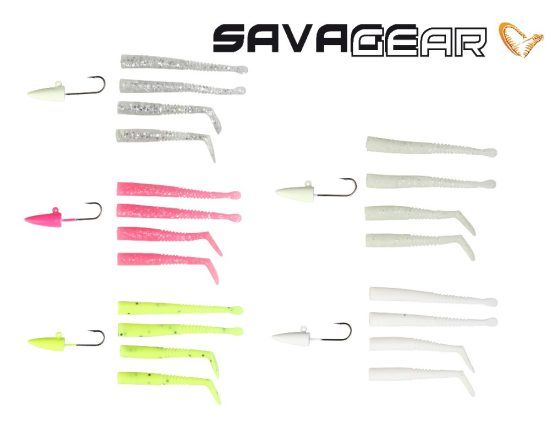 Savage Gear LRF Mini Sandeel Kit 25-pack in the group Lures / Lure Kits at Sportfiskeprylar.se (47133)
