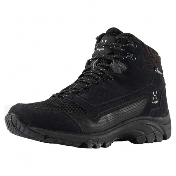 Haglöfs Skuta Mid Proof Eco Men True Black - 10,5/45 1/3 in the group Clothes & Shoes / Footwear / Boots / Hiking Boots at Sportfiskeprylar.se (4980802C5765)